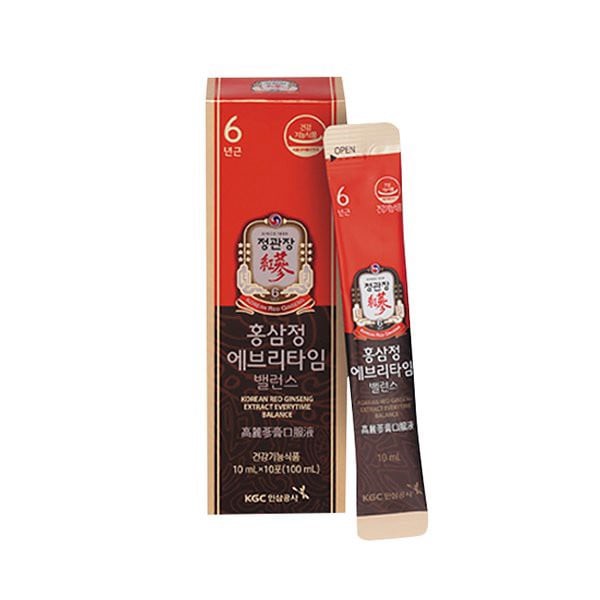 Nước hồng Sâm Everytime Balance KGC 20 gói 10ml